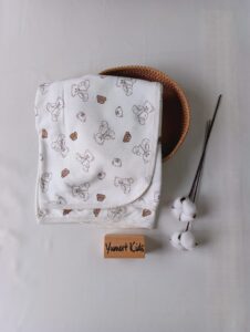 Unisex Penye Bebek Battaniyesi 80x90 cm - Çift Katlı Yumuşak Dokulu